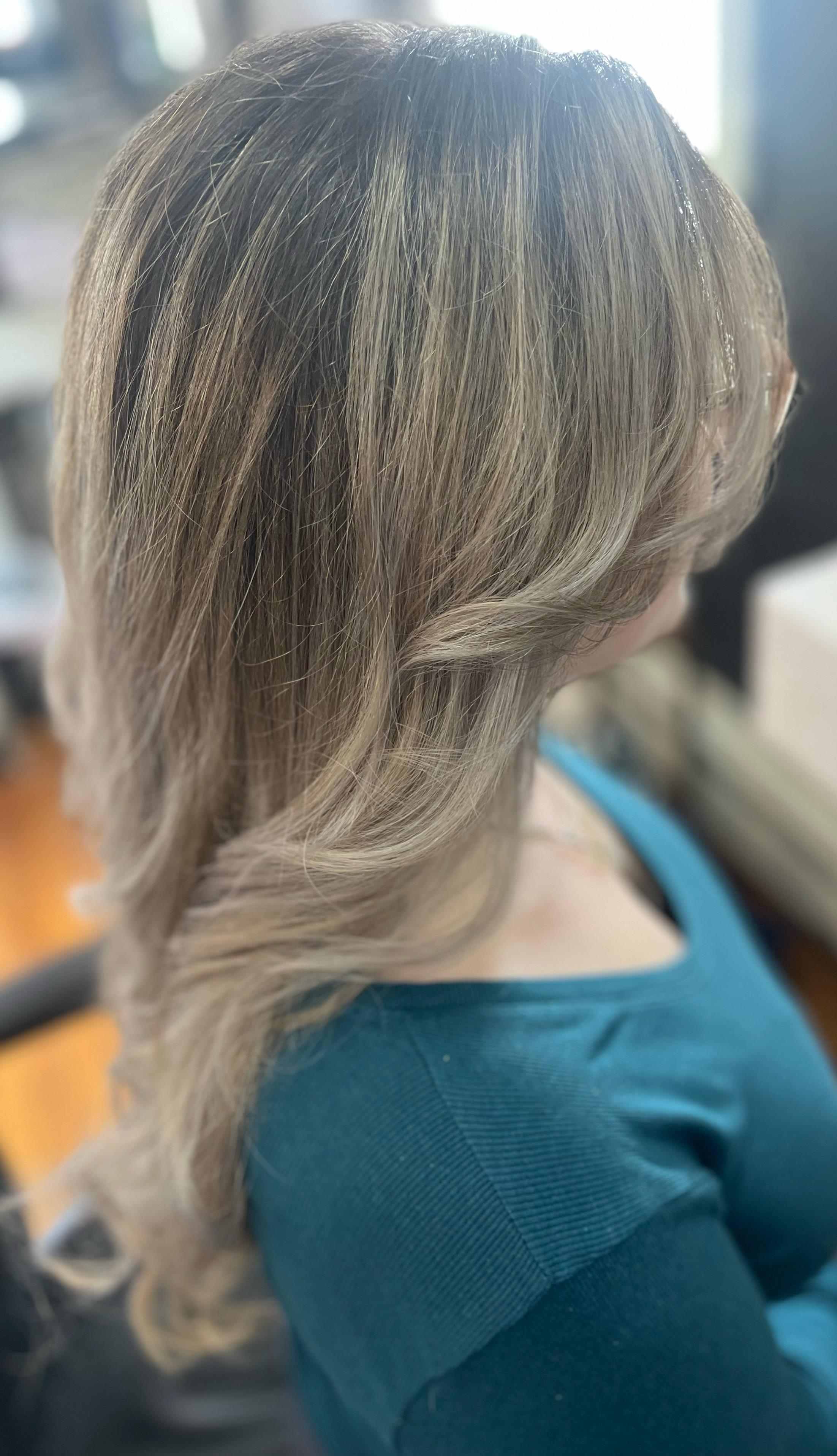 Sleek modern updo