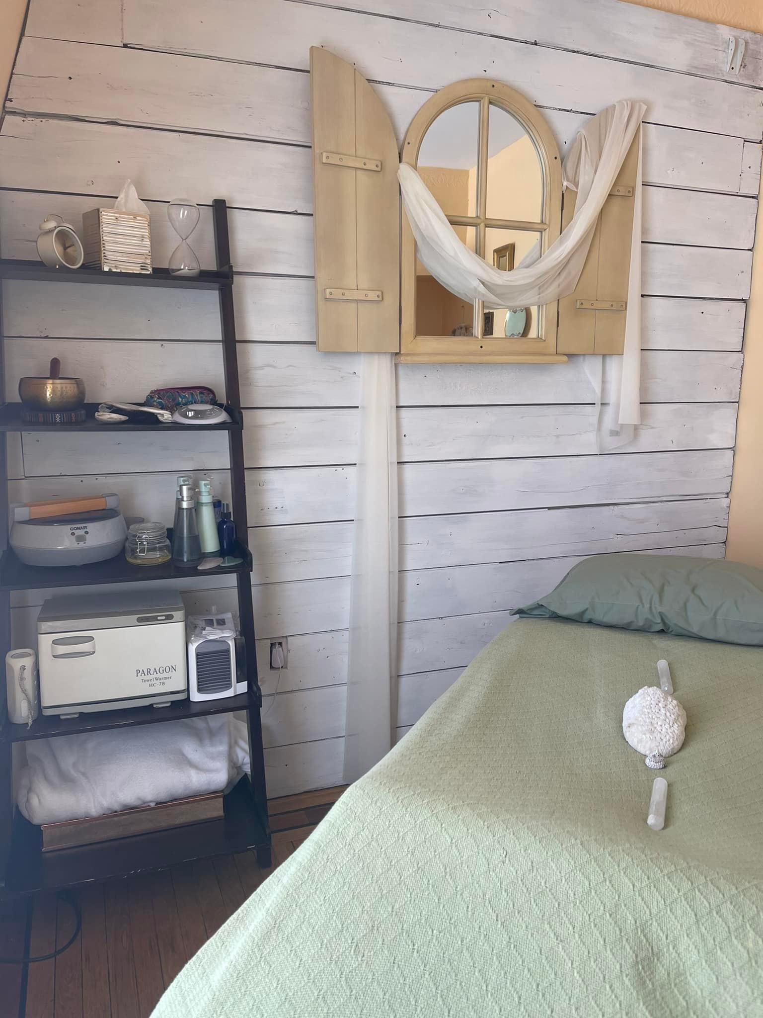 Massage Room Interior - Intimate healing environment with professional massage table at Koru Eco Spa